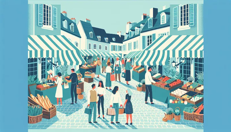 What are the must-visit markets in France for an authentic shopping experience?