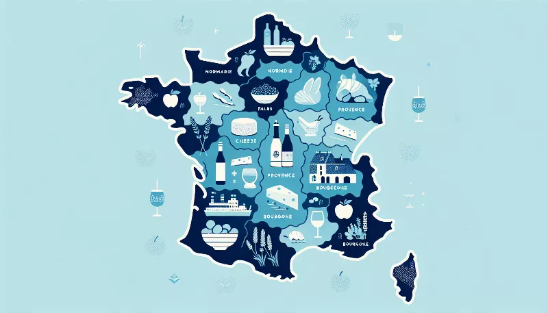 Which regions in France are known for their specific authentic products?